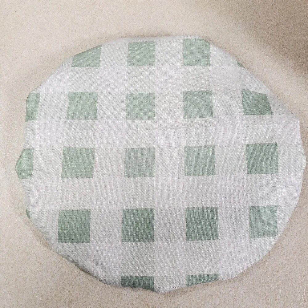 Succulent Plants / Green Large Gingham KitchenAid Mixer Mixing Bowl Cover Decor